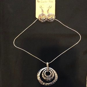 🍀Lucky You Brand Necklace and Earring Set🍀